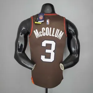2021 McCOLLUM#3 Trail Blazers City Edition Brown 7