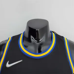 2022 75th Anniversary Golden State Warriors Thompson #11 Mexico Edition Black NBA Jersey 5