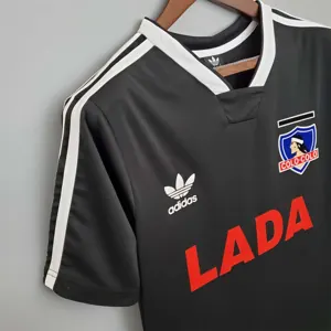 1991 Colo Colo Away Retro Kit Vintage black Shirt Football AAAAJersey Supply Yupoo 12