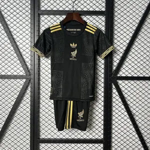 2025 Mexico Gold Black Kid Kits Youth Apparels AAAAJersey Dropship Yupoo