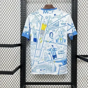 25-26 Malaga Special Edition Football T-Shirt AAAAJersey Supply Yupoo 1