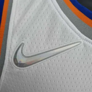 75th Anniversary Lin #17 New York Knicks White NBA Jersey 1