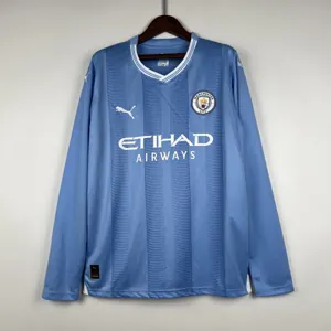 23-24 Long Sleeve Manchester City Home S-XXL