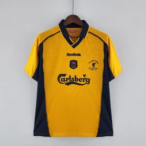 00-01 Retro Liverpool Soccer Jersey Away S-2XL