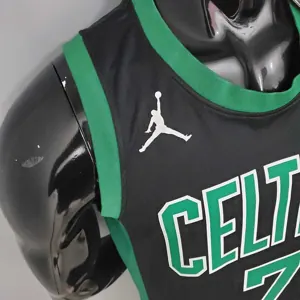 BROWN#7 Celtics White Jordan theme black 6