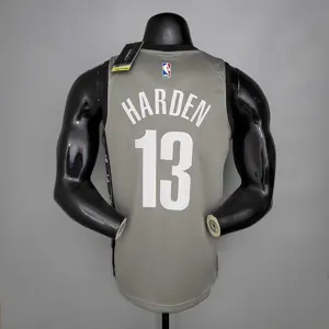 Harden#13 Brooklyn Nets City Edition Gray 1