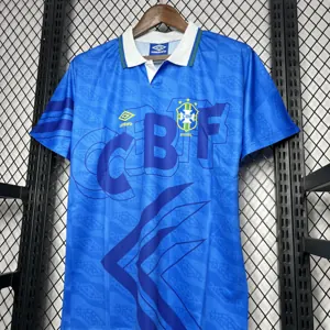 91-93 Brazil Away Retro Kit Vintage Shirt AAAAJersey Wholesale Yupoo 5