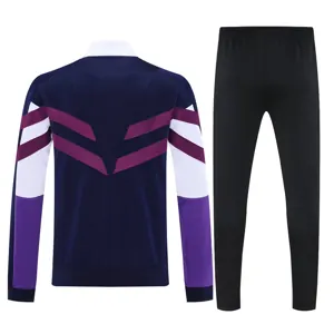 25-26 Real Madrid Jackets Training Kit Soccer Long Sleeve Suit AAAAJersey Dropship Yupoo 2