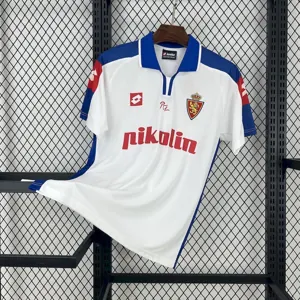 04-05 Zaragoza Home Retro Kit Vintage Shirt AAAAJersey Yupoo