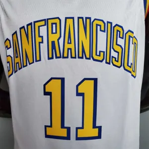Thompson #11 Golden State Warriors Retro white 1