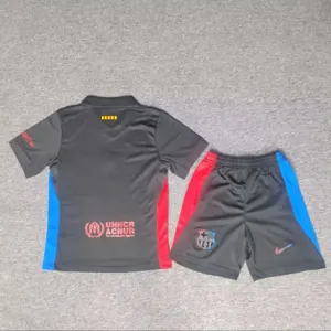 24-25 Barcelona Away ColdPlay Edition Kids Kits Youth Apparels AAAAJersey Supplier Yupoo 1