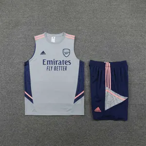 22-23 Arsenal vest training suit kit Grey 15
