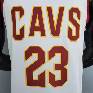 Cavaliers James #23 White 6
