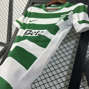 25-26 Sporting Lisbon Home Women Shirt Lady Uniform Sino AAAAJersey Supply Yupoo 1