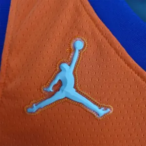 75th Anniversary PAUL#3 Phoenix Suns Jordan Theme Orange NBA Jersey 9
