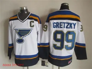St. Louis Blues retro ice hockey jersey M-3XL 圣路易蓝调队复古冰球服 3