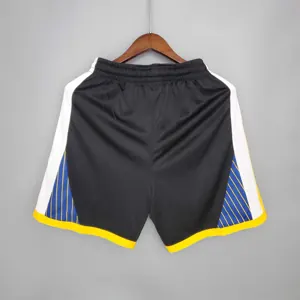 Warriors black NBA shorts 2