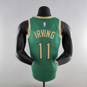 2020 IRVING #11 Boston Celtics City Edition Green NBA Jersey 1