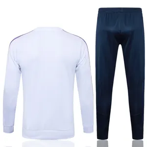 23-24 Real Madrid Long Sleeve Kits White Training Suits Soccer Jerseys Yupoo 1