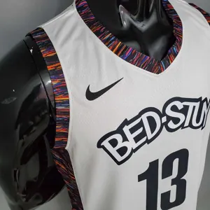 Harden #13 Brooklyn Nets City version white 1