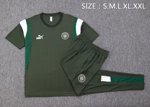 23-24 Manchester City Short Sleeve Training Suit Yupoo 1