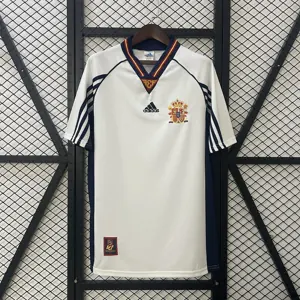 1998 Spain Away Retro Kit Vintage Shirt AAAAJersey Dropship Yupoo