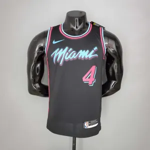 OLADIPO#4 Miami Heat V-neck black