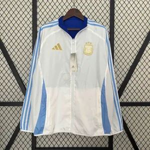 2024 Argentina Trench Coat Reversible Windbreaker Double-Sides Jacket Soccer AAAAJersey Yupoo 6