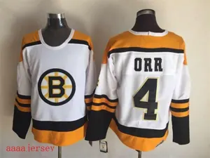 Boston Bruins retro ice hockey jersey M-3XL 波士顿棕熊队复古冰球服 2