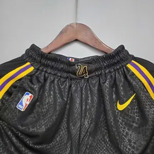 Lakers black NBA Pants Black 3