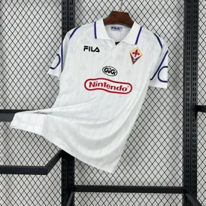 97-98 Fiorentina Away Retro Kit Vintage Shirt AAAAJersey Supplier Yupoo