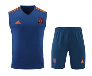 22-23 Manchester United vest training suit kit navy blue 7
