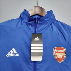 20-21 Arsenal blue windbreaker 2