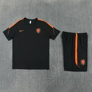 2026 Netherlands Mens Kit Black Aldult Training Suit Yupoo 5