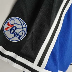 2022 Philadelphia 76ers NBA US Training Shorts Blue Black 2