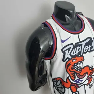 Toronto Raptors McGRADY#1 White NBA Jersey 7