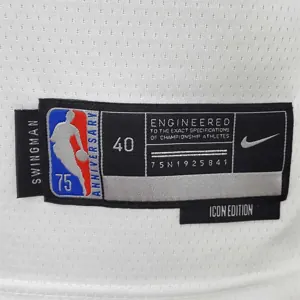 75th Anniversary Philadelphia 76ers HARDEN#1 White NBA Jersey 3