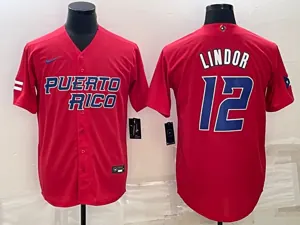 Puerto Rico 2023 World Cup Baseball Jerseys 54