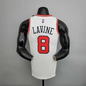 75th Anniversary LaVine #8 Bulls White 6