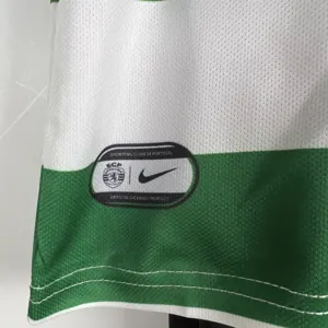 23-24 Sporting Lisbon Home Kids Kits Children Suits Football Jerseys Yupoo 8