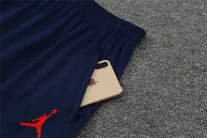 Polo Jordan PSG sapphire blue and white print 8