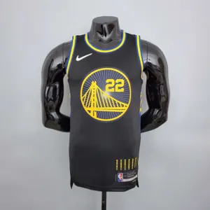 2022 75th Anniversary Wiggins #22 Warriors City Edition Black