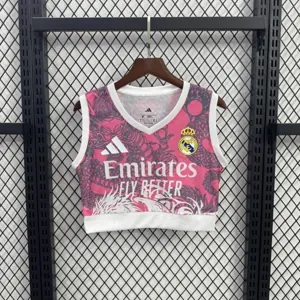 25-26 Real Madrid Dragon Special Edition Summer Women's Vest Pink Kit AAAAJersey Wholesale Yupo