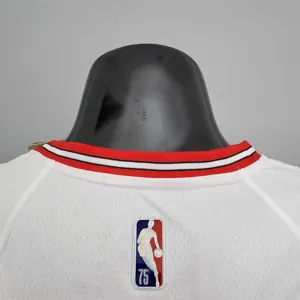 75th Anniversary Pippen #33 Bulls White 7