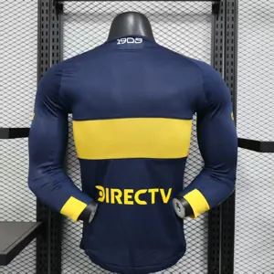 25-26 Boca Junior Home Kit Player Version Shirt Long Sleeve AAAAJersey Yupoo 3