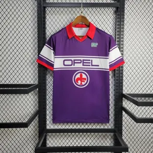 84-85 Florence Home Retro Kit Vintage Shirt Football AAAAJersey Supplier