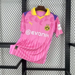 25-26 Borussia Dortmund Pink Kit Special Edition Shirt Football Apparels Soccer AAAAJersey Yupo