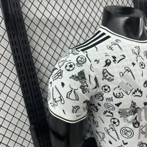 25-26 Real Madrid White Silver Special Edition Kit Player Version Soccer AAAAJersey Supplier Yu 6