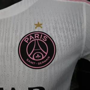 25-26 PSG White&Pink Pre-Match Kit Player Version Shirt Soccer AAAAJersey Yupoo 6