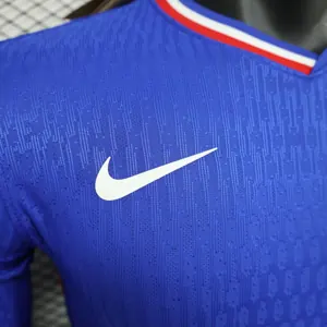 2024 France Home Long Sleeve Kit Player Version Shirt Jersey Supplier Yupoo 3